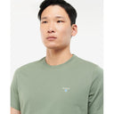 Barbour Tartan Aboyne Sports Tee Shirt - Agave Green