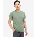 Barbour Tartan Aboyne Sports Tee Shirt - Agave Green