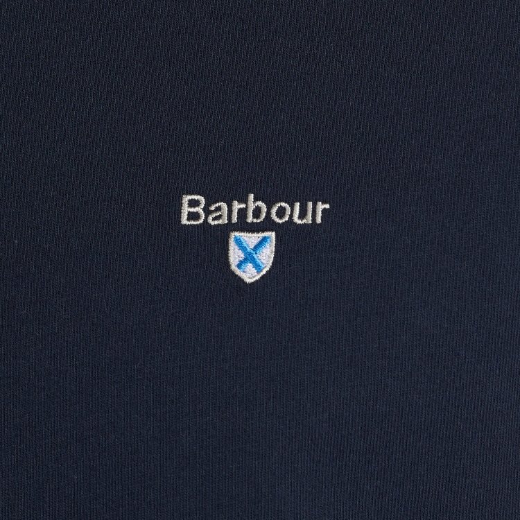 Barbour Tartan Aboyne Sports Tee Shirt - New Navy