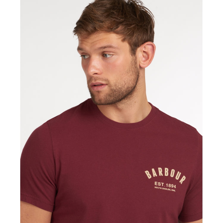 Barbour Preppy Tee Shirt - Ruby