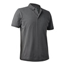 Deerhunter Harris Polo Shirt - Dark Grey Melange