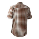 Deerhunter Jeff Short Sleeved Shirt - Brown Check