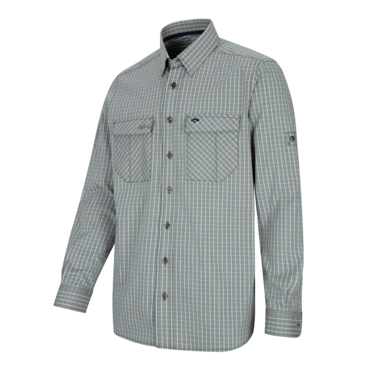 Hoggs of Fife Golspie Active Shirt - Lichen Green Check