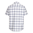 Hoggs of Fife Tresness SS Cotton Stretch Check Shirt - Blue