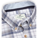 Hoggs of Fife Tresness SS Cotton Stretch Check Shirt - Blue