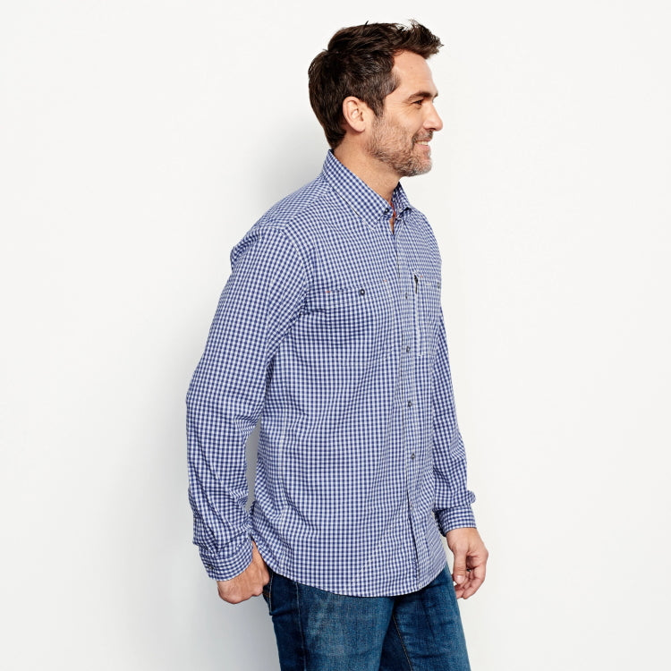 Orvis River Guide Long Sleeve Shirt - Ocean Blue