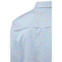 Schoffel Findhorn Technical Fishing Shirt - Mykonos Blue Check