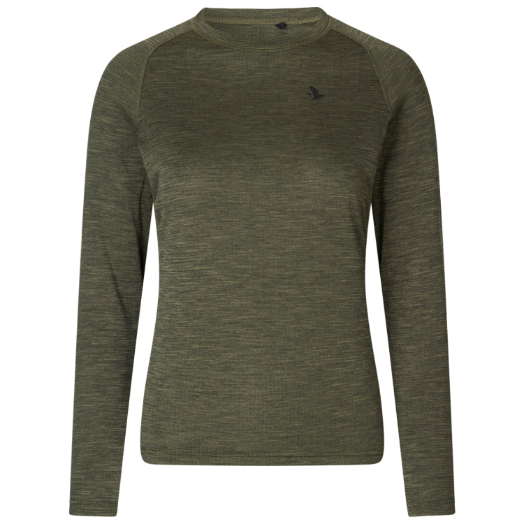 Seeland Ladies Active Long Sleeve T-Shirt - Pine Green