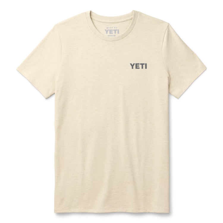 Yeti Ladies Mountain Bear T-Shirt - Heather Cream