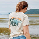 Yeti Ladies Mountain Bear T-Shirt - Heather Cream