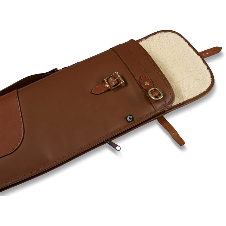 Croots Byland Bipod Rifle Slip with Flap and Zip - London Tan