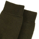 Barbour Wellington Calf Socks - Olive Green