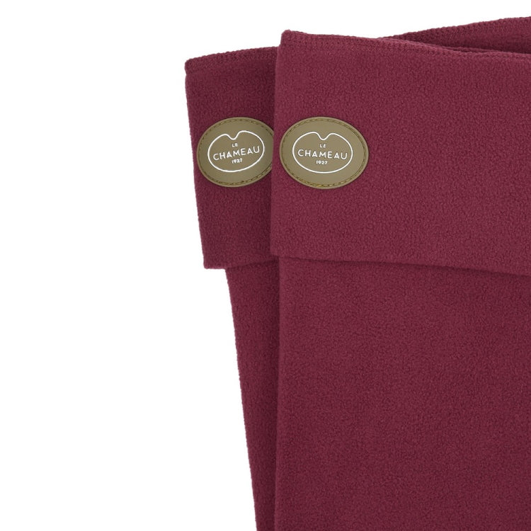 Le Chameau Fleece Boot Liners - Cherry