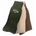 Hoggs of Fife Field Pro Country Socks Triple Pack - Olive/Oatmeal/Brown