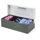 Schoffel Ladies Bamboo Socks Boxed Pack of 5 - Dusty Pink Mix