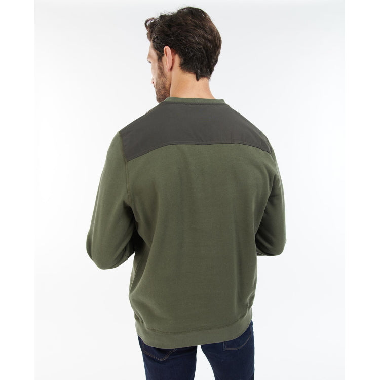 Barbour Holkham Crew Sweatshirt - Olive