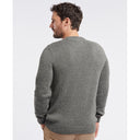 Barbour Cotton Twist Nelson Crew Neck Sweater - Duffle Bag Green