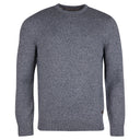 Barbour Cotton Twist Nelson Crew Neck Sweater - Navy