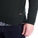 Barbour Gamlan Half Zip Sweater - Olive