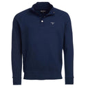 Barbour Essential Half Snap Neck Sweater - Navy