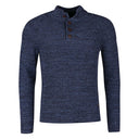 Barbour Horseford Half Button Jumper - Navy