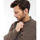 Barbour Horseford Half Button Jumper - Sandstone