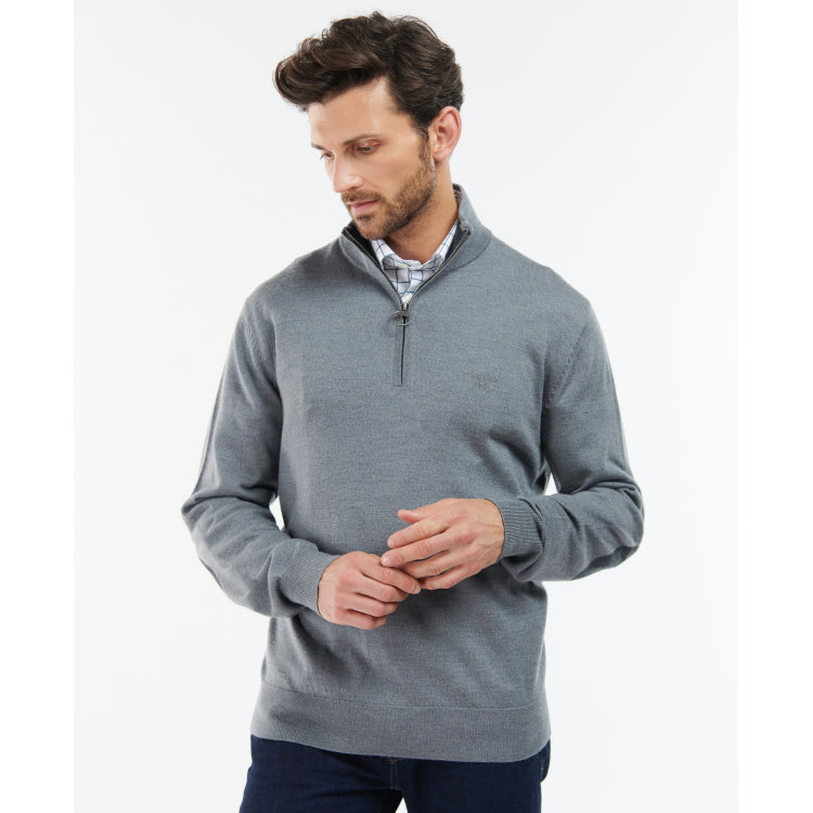 Barbour gamlan half online zip sweater