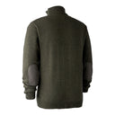 Deerhunter Sheffield Knit Zip Neck Sweater - Green Melange