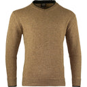 Jack Pyke Ashcombe V Neck 100% Lambswool Sweater - Barley