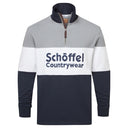 Schoffel Unisex Exeter Heritage 1/4 Zip Sweater - Grey