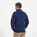 Schoffel Lambswool 1/4 Zip Sweater - Indigo