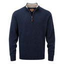 Schoffel Lambswool 1/4 Zip Sweater - Indigo