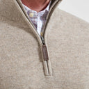 Schoffel Lambswool 1/4 Zip Sweater - Oat