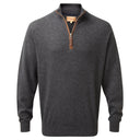 Schoffel Merino/Cashmere 1/4 Zip Sweater - Charcoal