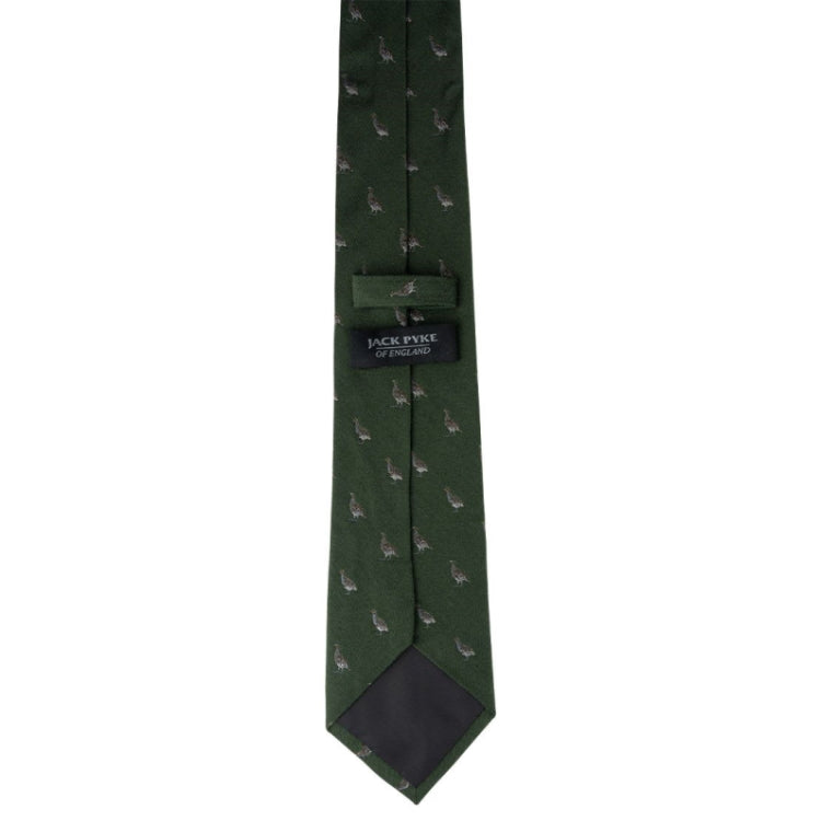 Jack Pyke Partridge Silk Tie - Green