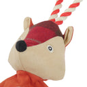 Joules Tweed Fox Rope Dog Toy