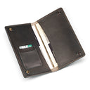 Croots Byland Leather Certificate Wallet - Dark Havana