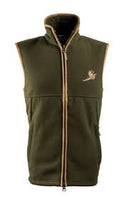 Jack Pyke Countryman Fleece Gilet - Dark Olive with Pheasant