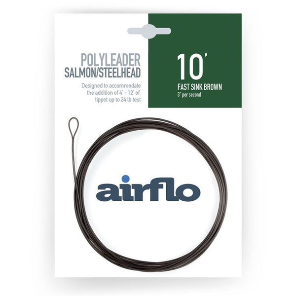 Airflo Polyleaders 10ft Salmon